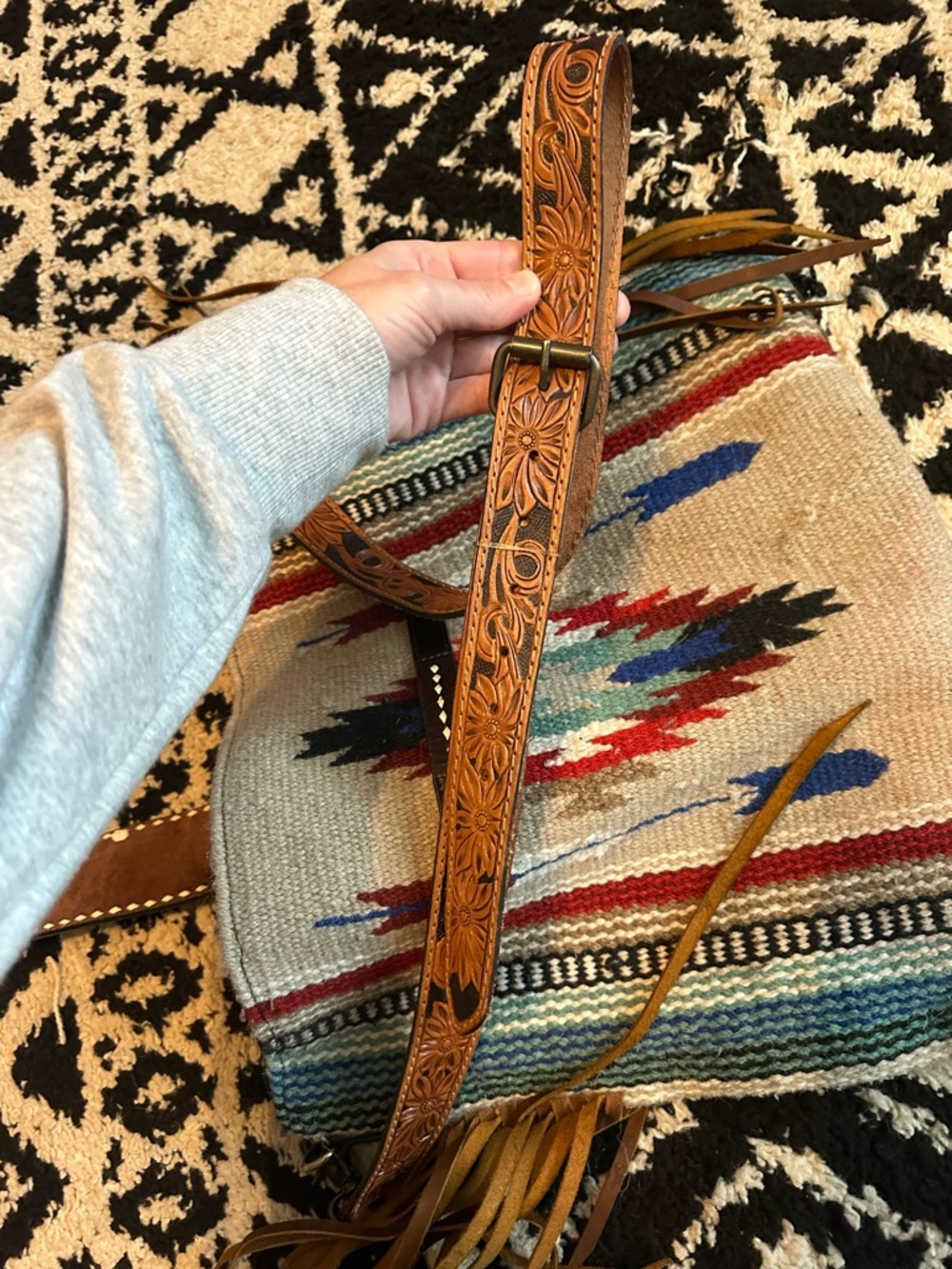 Rafter T Ranch Co western blanket purse - Picture 4 of 5
